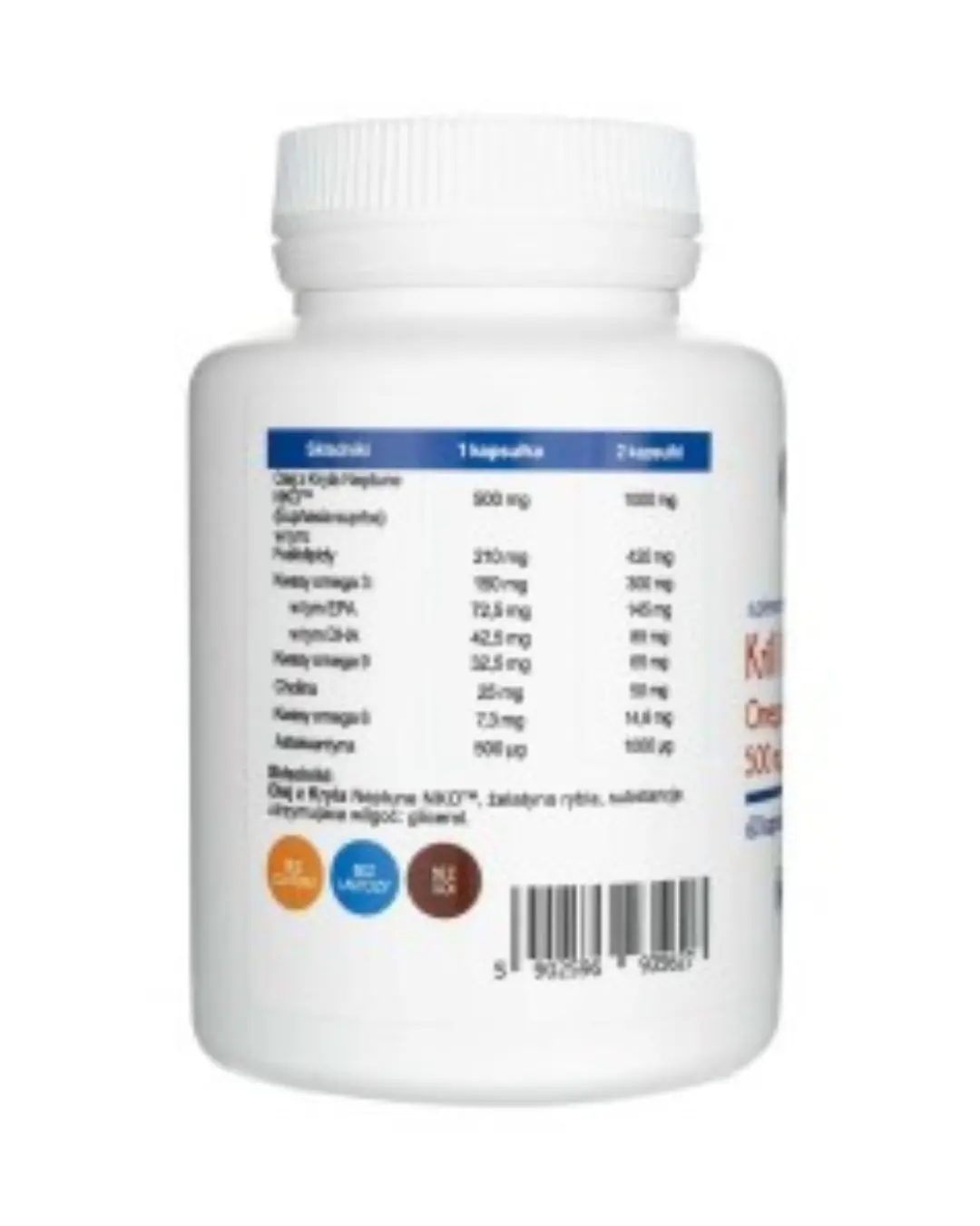 Krill Oil NKO Omega 3 z Astaksantyną - obrazek 3
