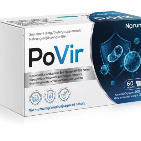 PoVir 400 mg | 60 kapsułek OSŁABIENIE I NAWRACAJĄCE INFEKCJE