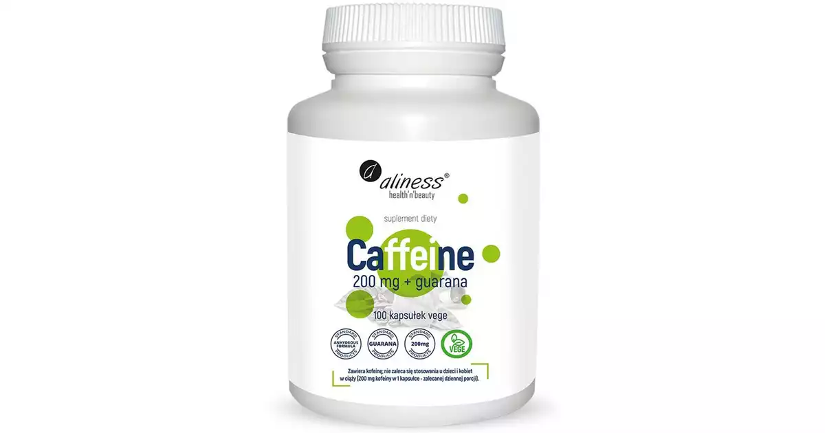 Caffeine 200 mg + guarana