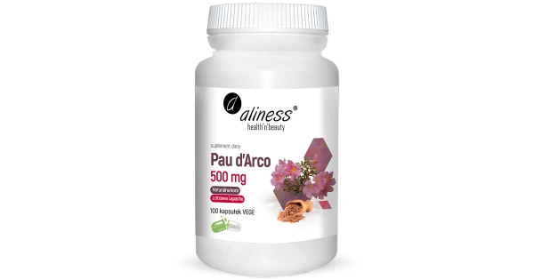 Pau d’Arco (sproszkowana kora Lapacho) 500mg