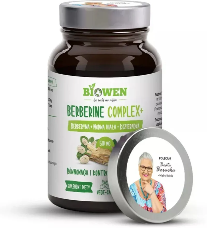 Berberine Complex+ 510 mg Biowen – 60 kapsułek