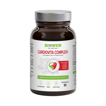 Cardiovita Complex+ Biowen – układ sercowo-naczyniowy – 90 kapsułek