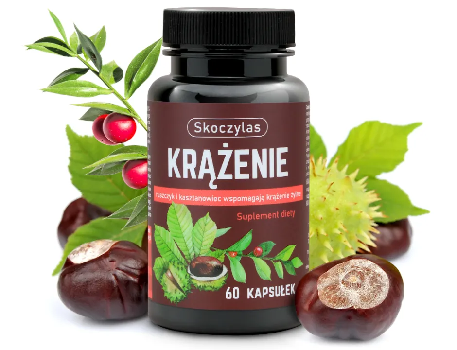 KRĄŻENIE ruszczyk, diosmina, kasztanowiec