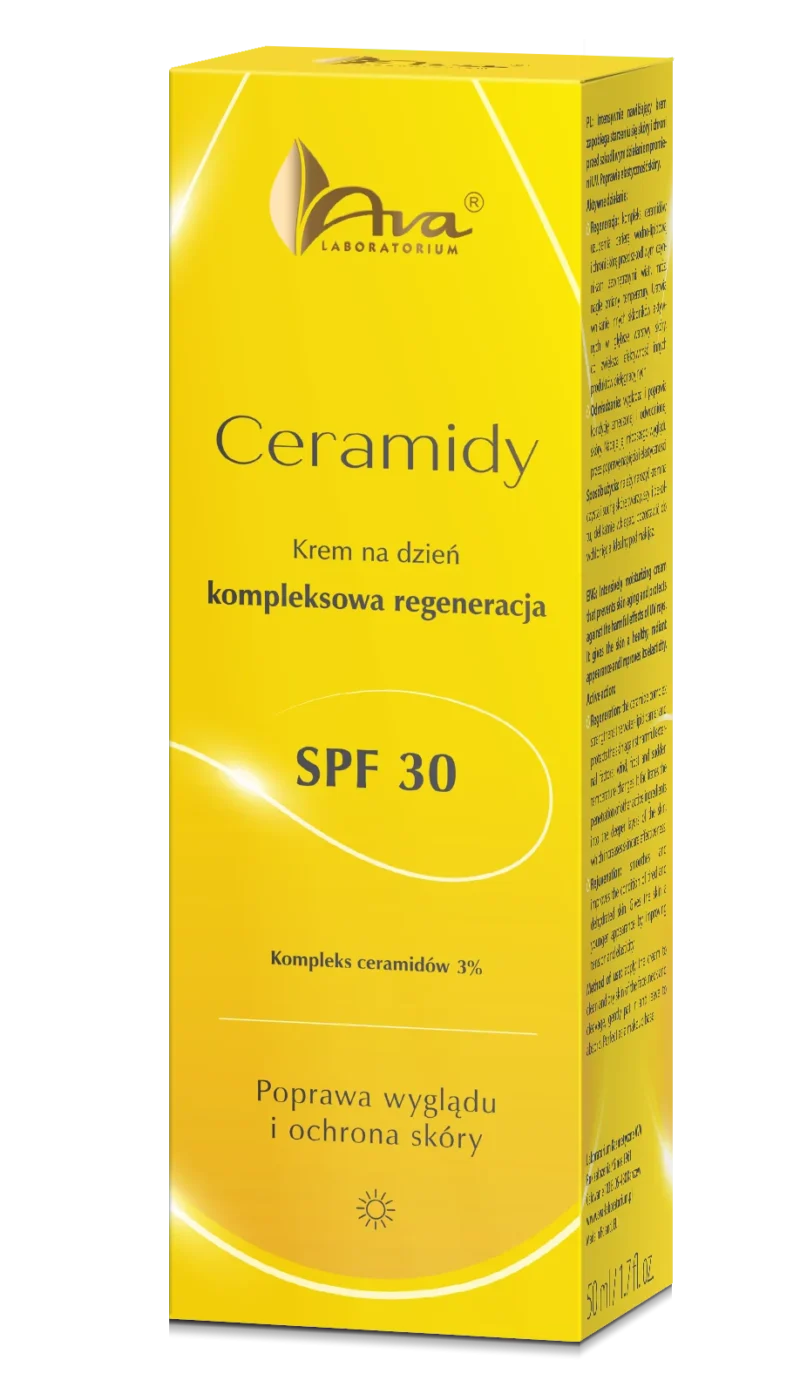 Ceramidy Krem na dzień - kompleksowa regeneracja SPF 30 ‧ 50 ml - obrazek 5