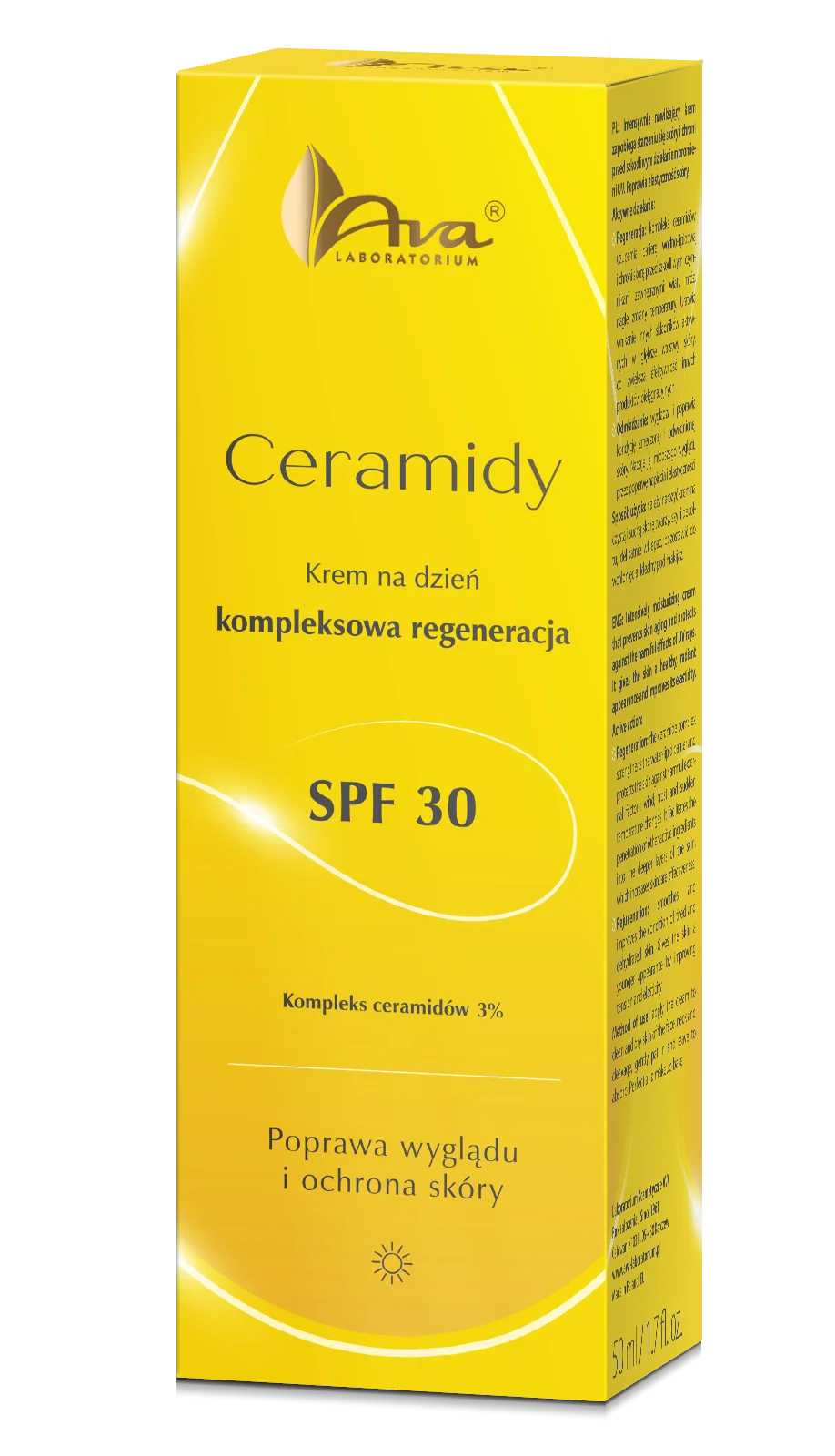 Ceramidy Krem na dzień - kompleksowa regeneracja SPF 30 ‧ 50 ml - obrazek 5