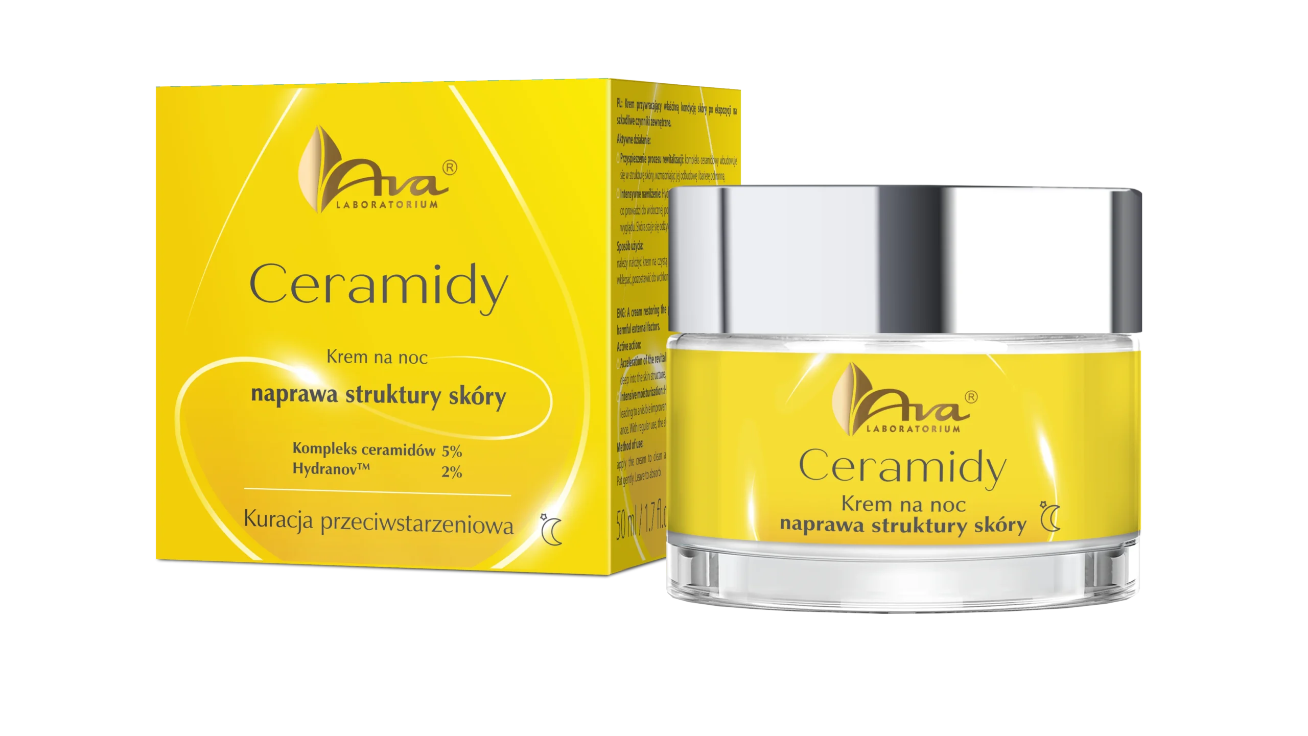 Ceramidy Krem na noc - naprawa struktury skóry ‧ 50 ml - obrazek 3