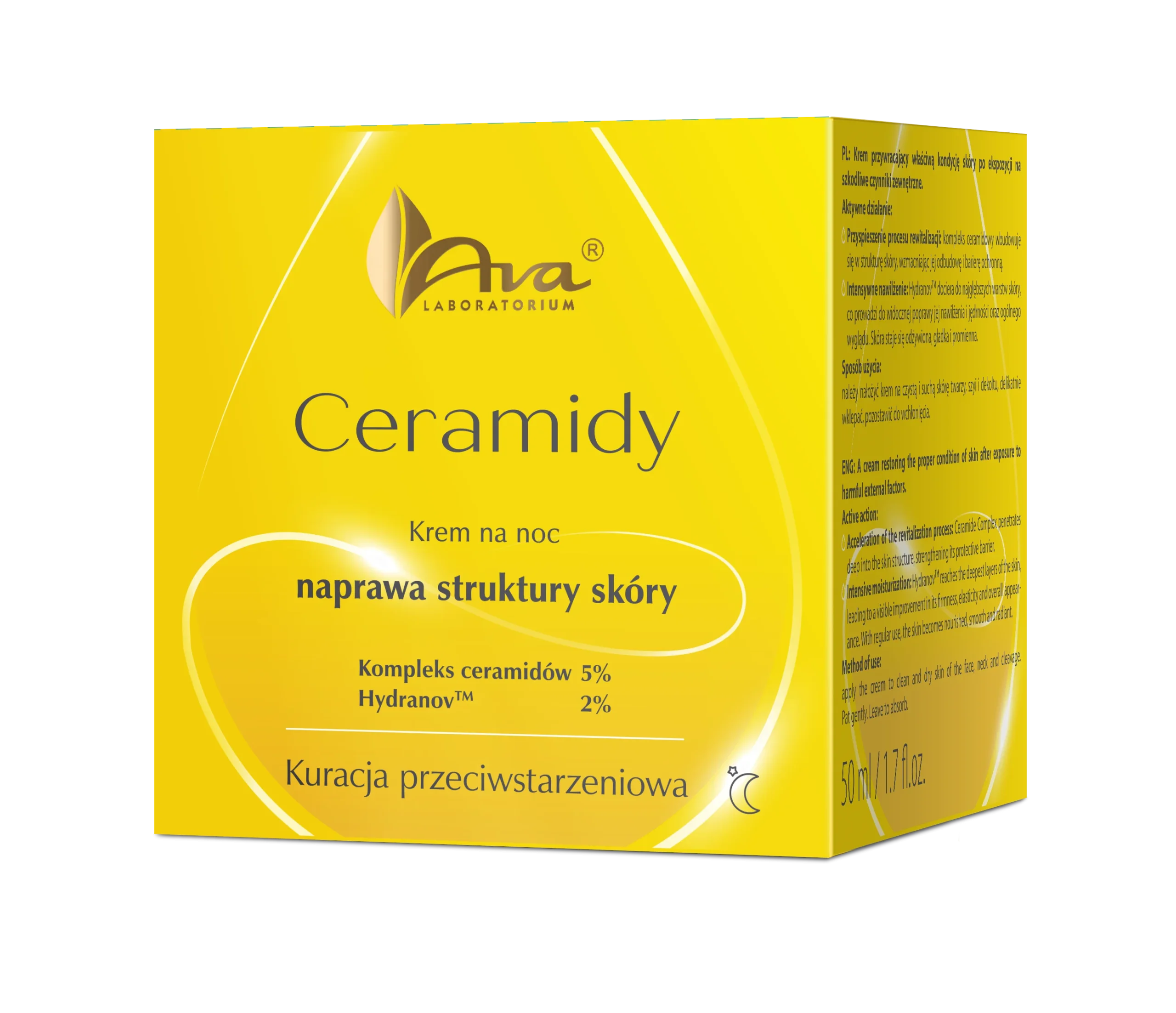 Ceramidy Krem na noc - naprawa struktury skóry ‧ 50 ml - obrazek 4