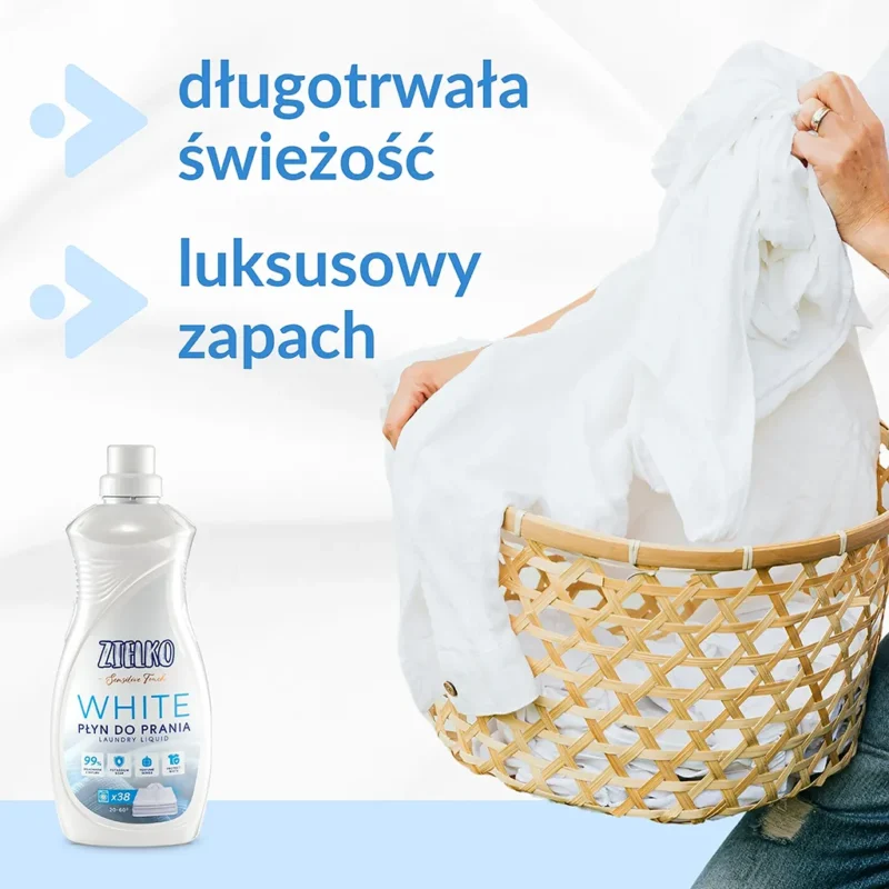 ZIELKO Płyn do prania tkanin białych SENSITIVE TOUCH - obrazek 4