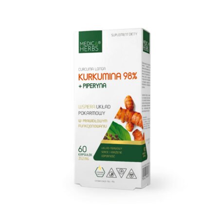 Kurkumina 98% + piperyna