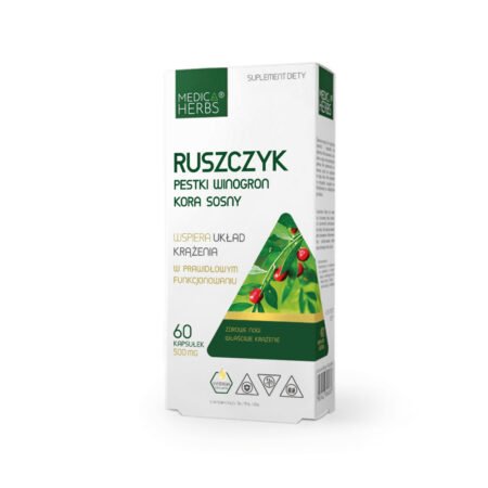 Ruszczyk Pestki winogron Kora sosny