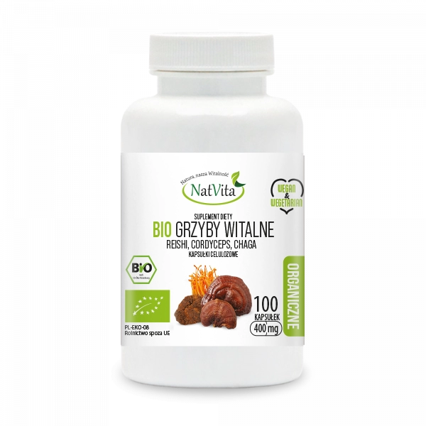 Grzyby Witalne BIO kapsułki 400mg