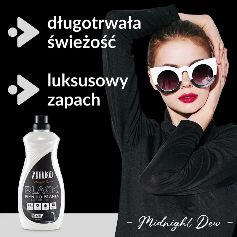 ZIELKO Płyn do prania tkanin czarnych i ciemnych MIDNIGHT DEW - obrazek 2