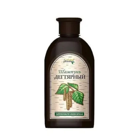 GOLDEN PHARM Szampon dziegciowy 250 ml