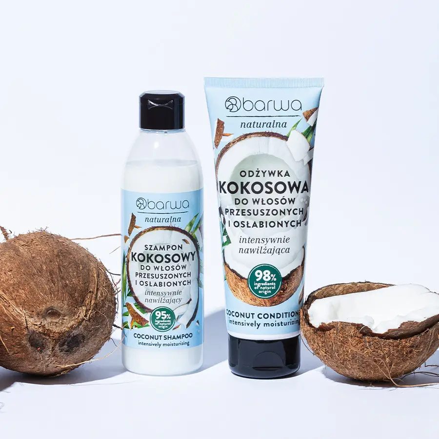Odżywka Kokosowa nawilżająca Barwa Naturalna 200 ml - obrazek 2