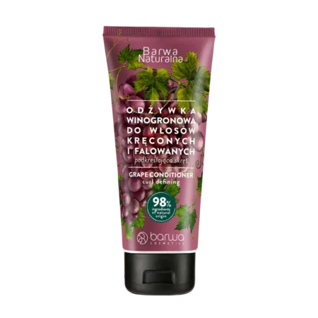 Odżywka Winogronowa do włosów kręconych i falowanych Barwa Naturalna 200 ml