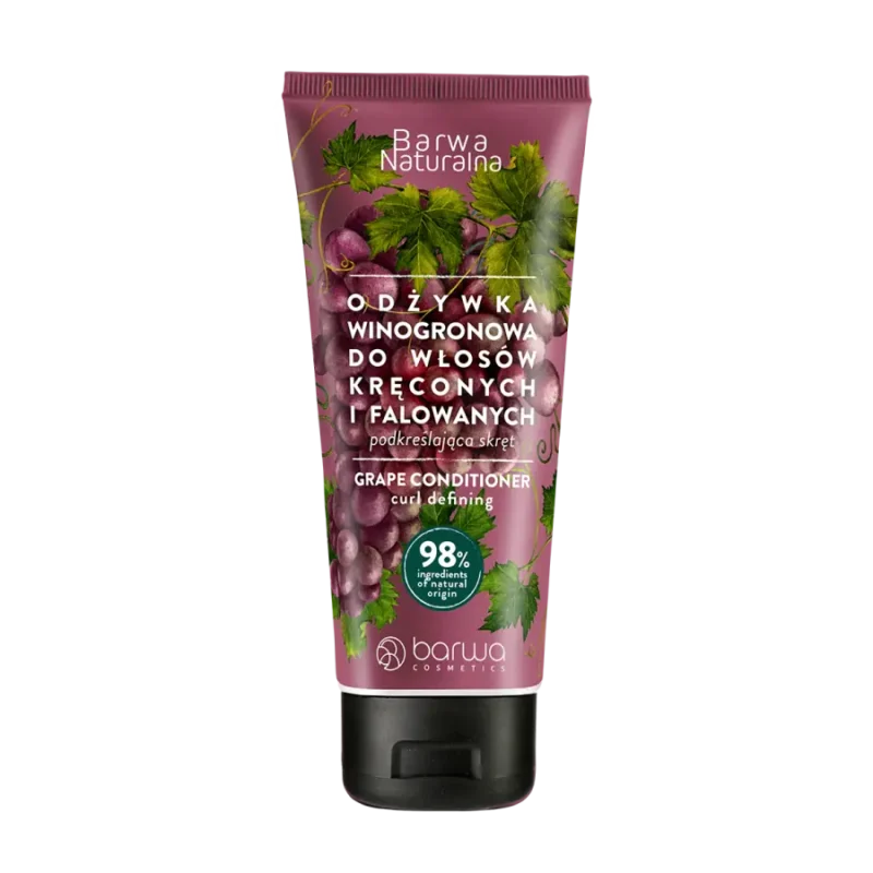 Odżywka Winogronowa do włosów kręconych i falowanych Barwa Naturalna 200 ml