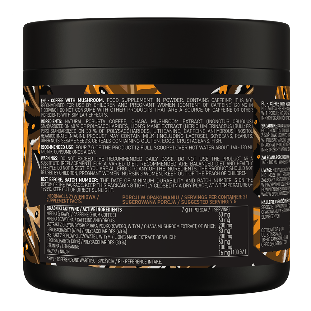 Kawa z grzybami 150 g naturalny - obrazek 3