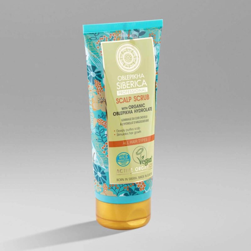 Wegański, oczyszczający peeling do skóry głowy na bazie hydrolatu z rokitnika Oblepikha Professional - obrazek 2