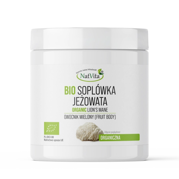 Soplówka Jeżowata BIO grzyb mielony