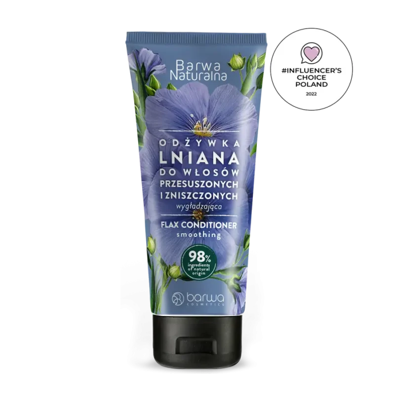 Odżywka Lniana wygładzająca w tubie Barwa Naturalna 200ml - obrazek 2