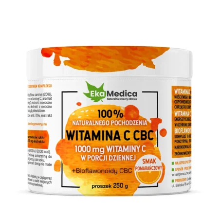 Witamina C CBC 250 g - 100% naturalna witamina C z bioflawonoidami