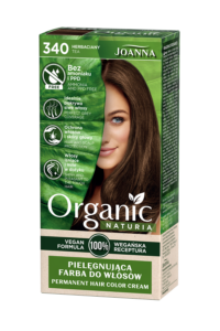 Pielęgnująca farba do włosów Naturia Organic - 340 - herbaciany