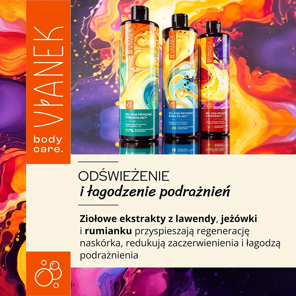 VIANEK Prebiotyczny żel pod prysznic łagodzący - obrazek 2