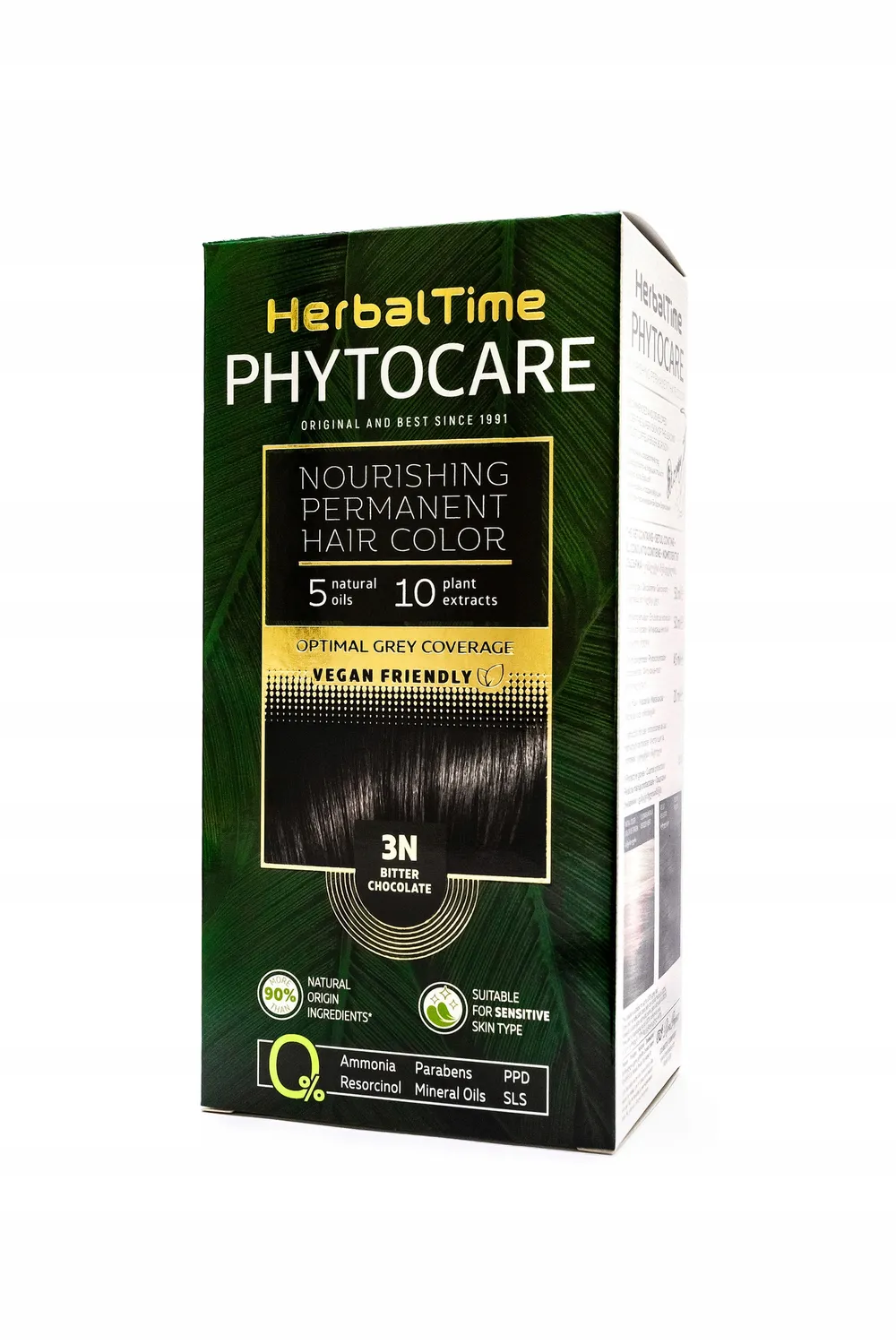 PHYTOCARE farba do włosów 3N GORZKA CZEKOLADA bez amoniaku HERBAL TIME