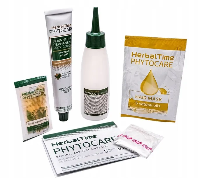 PHYTOCARE farba do włosów 6NR Rich Mahogany naturalny bez amoniaku HERBAL TIME - obrazek 2