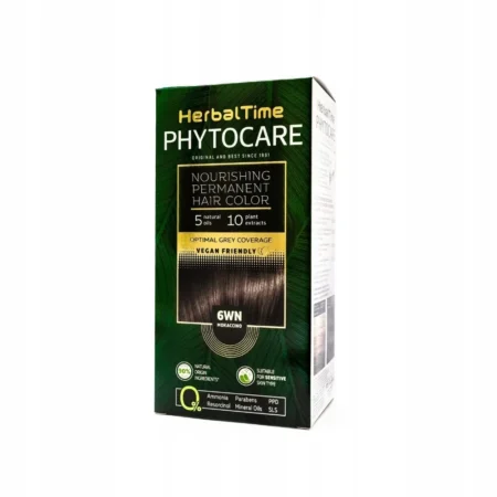 PHYTOCARE farba do włosów 6WN Mokaccino naturalny bez amoniaku HERBAL TIME