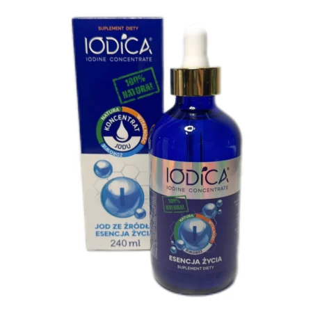 IODICA Naturalny koncentrat jodu 240ml - szkło