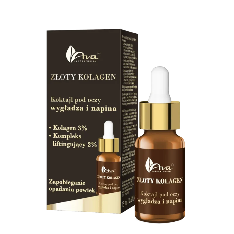 AVA Złoty Kolagen Koktajl pod oczy ‧ 15 ml - obrazek 2