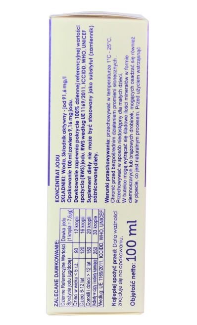 IODICA Naturalny koncentrat jodu 100ml - szkło - obrazek 2