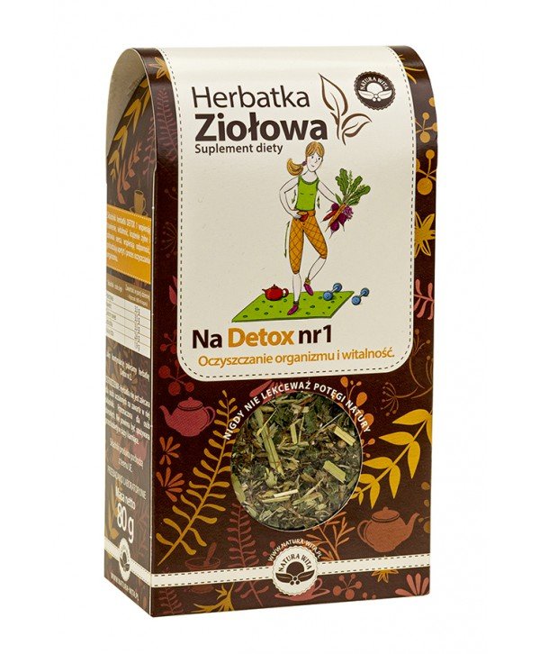 HERBATKA NA DETOX NR 1 OCZYSZCZANIE - SUPLEMENT DIETY - 80g