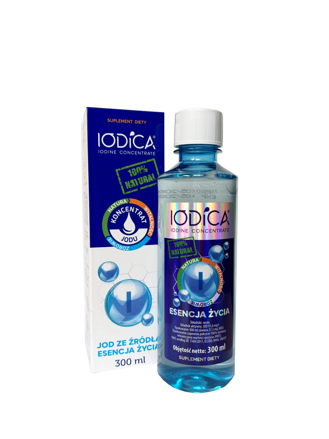 IODICA Naturalny koncentrat jodu 300ml - PET