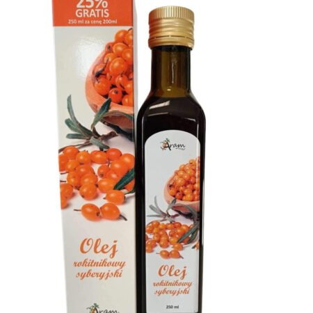 Olej rokitnikowy 100% z rokitnika syberyjskiego Aram Natura 250ml