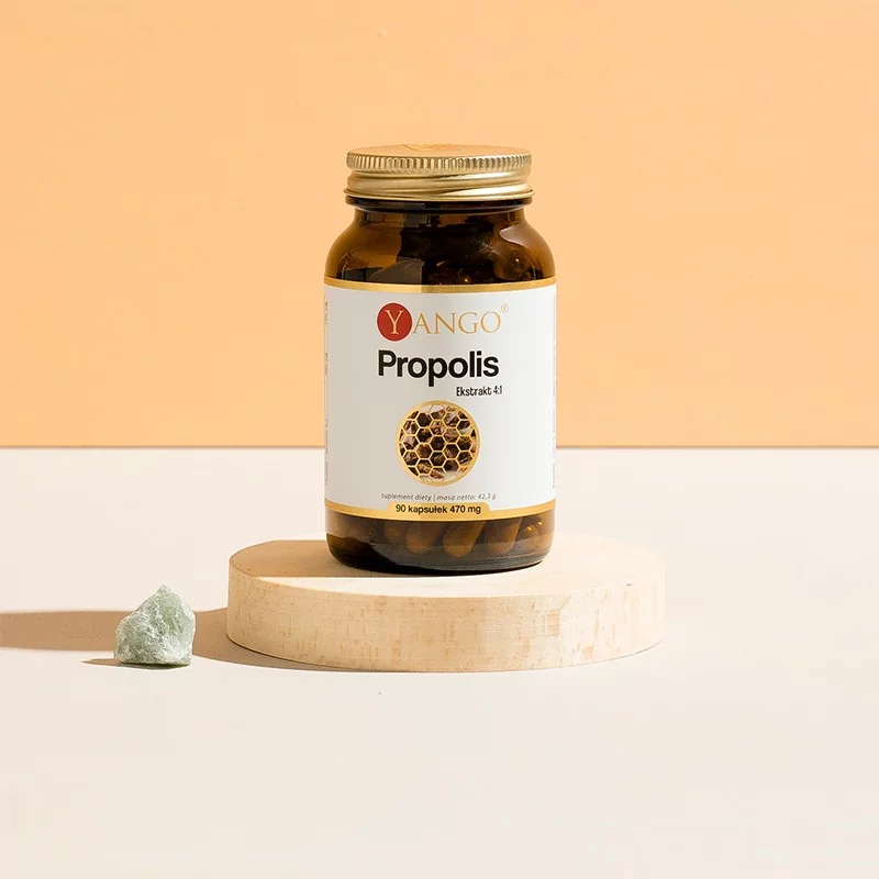 Propolis - ekstrakt 4:1 - 90 kaps. - obrazek 2