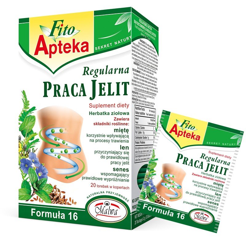 REGULARNA PRACA JELIT Formuła 16 - 20 torebek w kopertach aluminiowych po 2 g