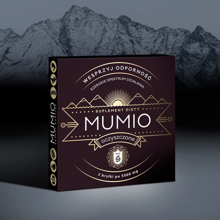 Mumio Shilajit oczyszczone - suplement diety na układ kostno stawowy i immunologiczny. 2 bryłki po 5g - obrazek 4