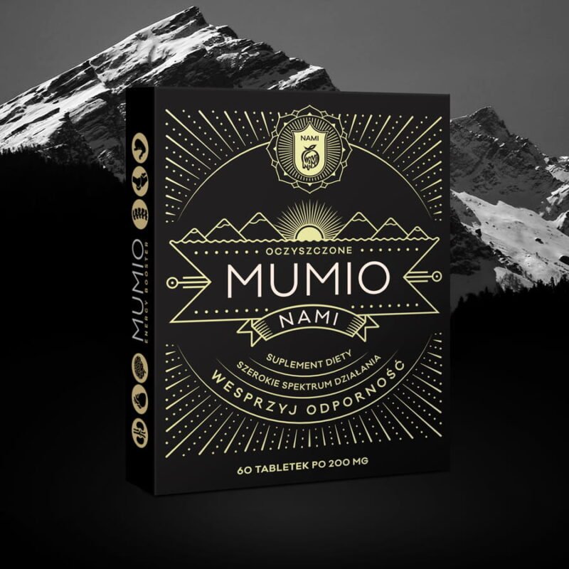 Mumio Shilajit oczyszczone - suplement diety na układ kostno stawowy i immunologiczny. 60 tabletek x 0,2 g - obrazek 4