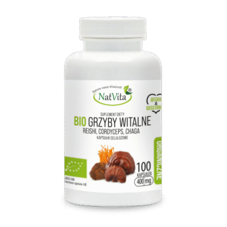 GRZYBY WITALNE BIO KAPSUŁKI 400MG