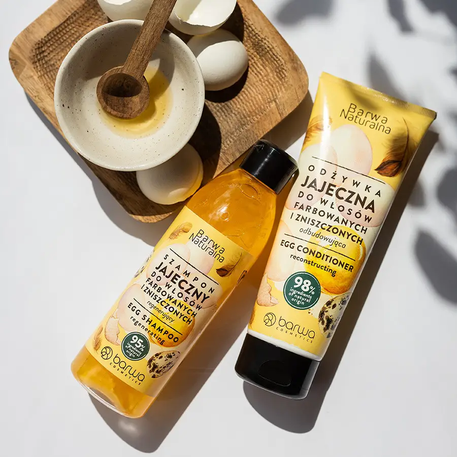 Szampon Jajeczny regenerujący Barwa Naturalna 300 ml - obrazek 2