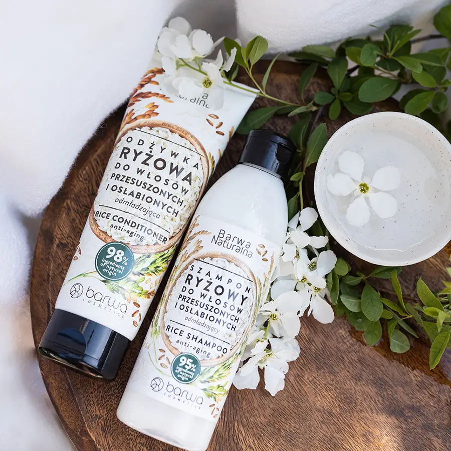 Szampon Ryżowy odmładzający Barwa Naturalna 300 ml - obrazek 2