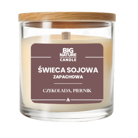 Świeca sojowa o zap. Czekolada i Piernik 225g