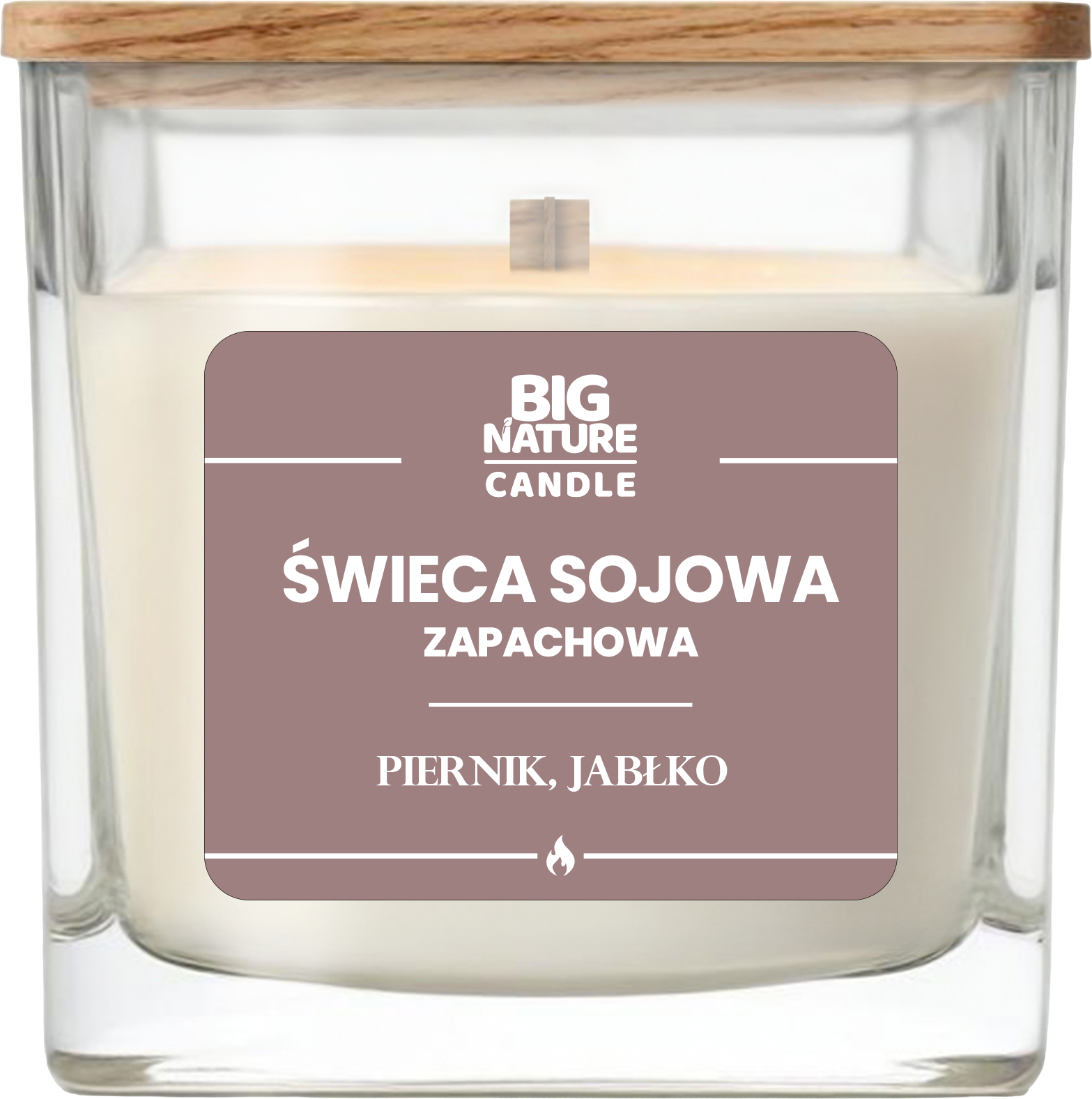 Świeca sojowa o zap. Piernik i Jabłko 220g