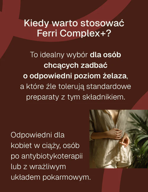Żelazo Ferri Complex+ Biowen 60 kapsułek - obrazek 4