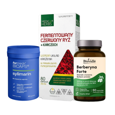 Zestaw na cholesterol i wątrobę