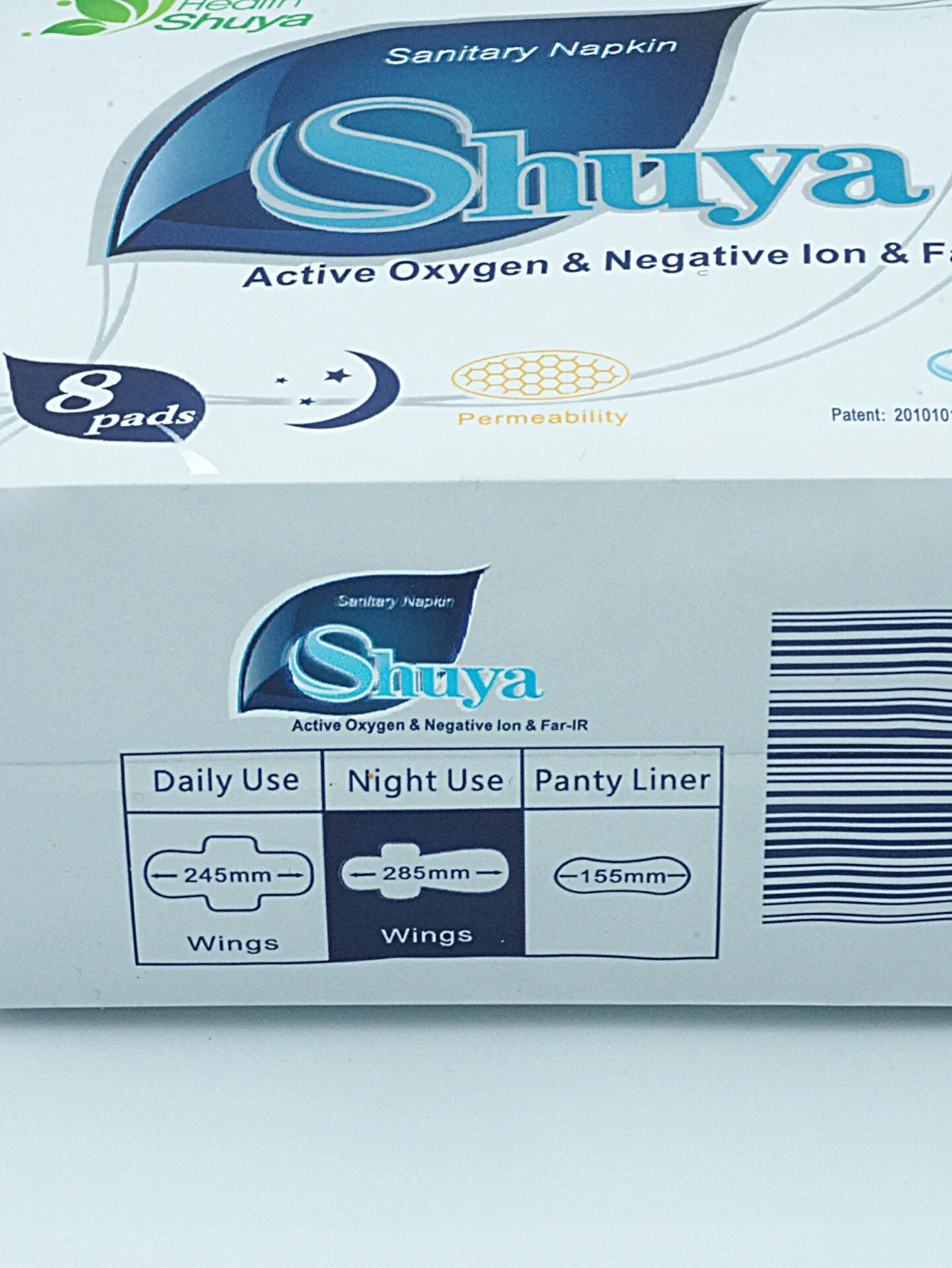 Podpaski na noc Shuya Health 8 sztuk - obrazek 3