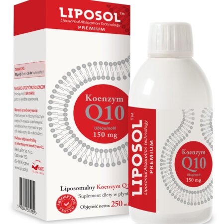 Liposol™ Liposomalny Koenzym Q10 (UbiquinoN) 150 mg – 250 ml