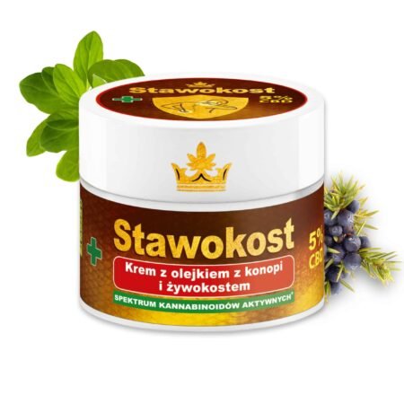 Stawokost – krem z olejkiem z konopi i żywokostem